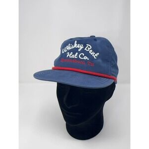 Whiskey Bent The Frio Logo Blue Snapback Hat OSFA Adjustable Cap Blue Red